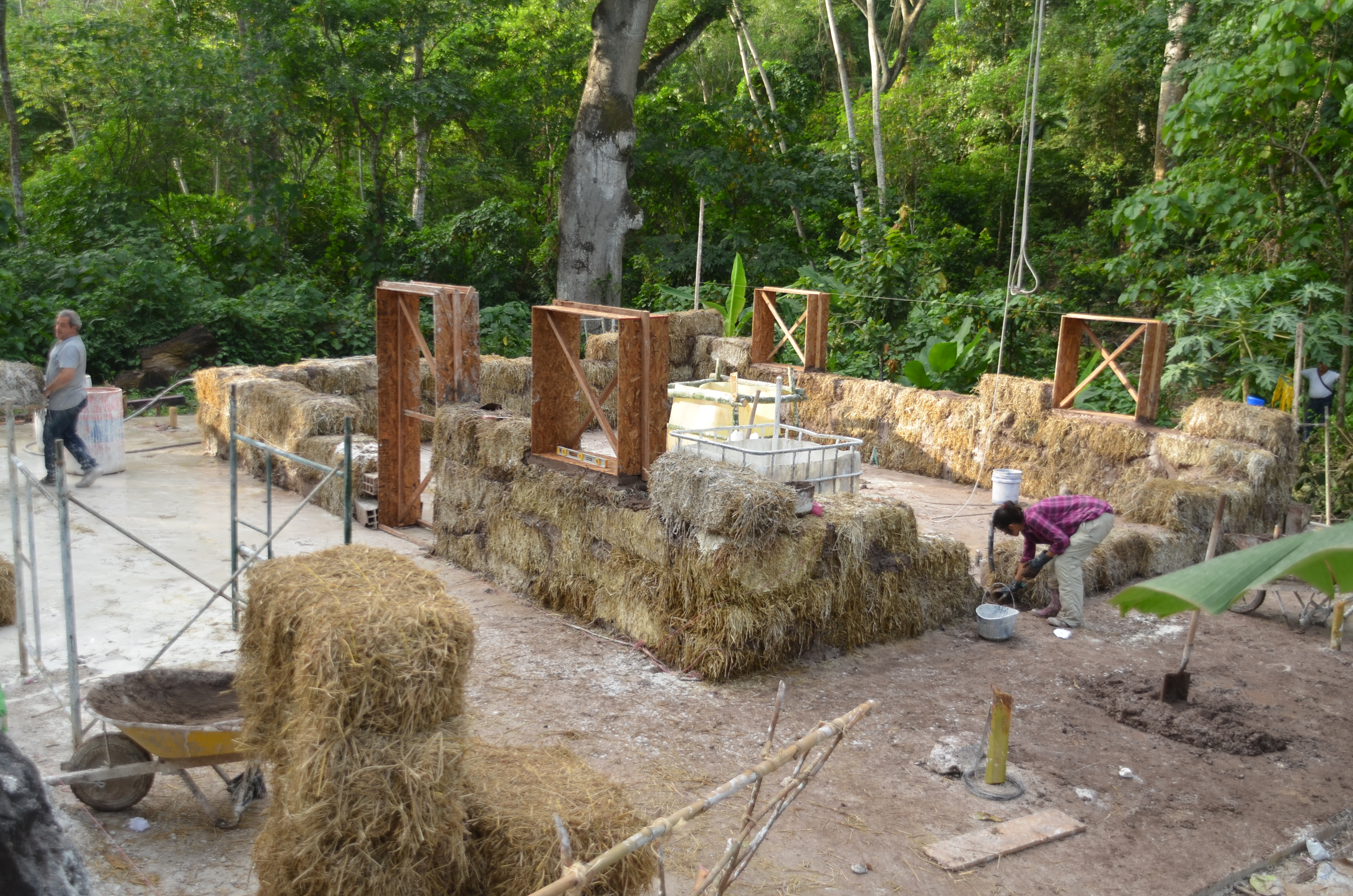 Construccion de casa ecologica