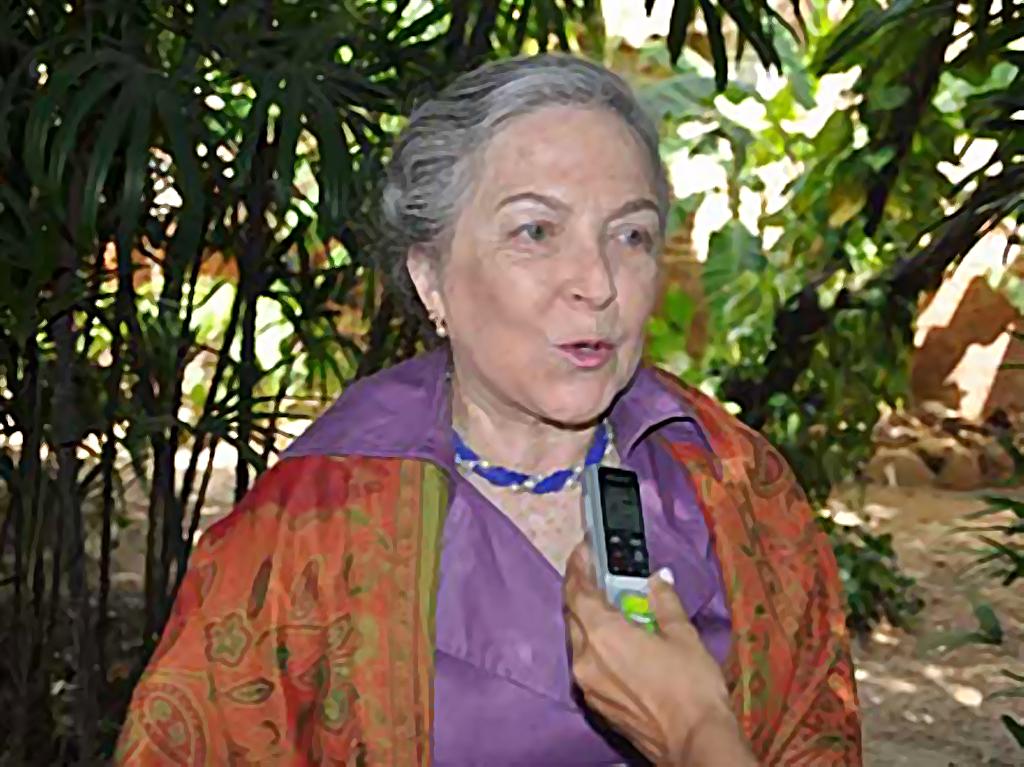 Retrato de la doctora Alba Luz Luque, hematóloga, líder cultural de Valledupar.