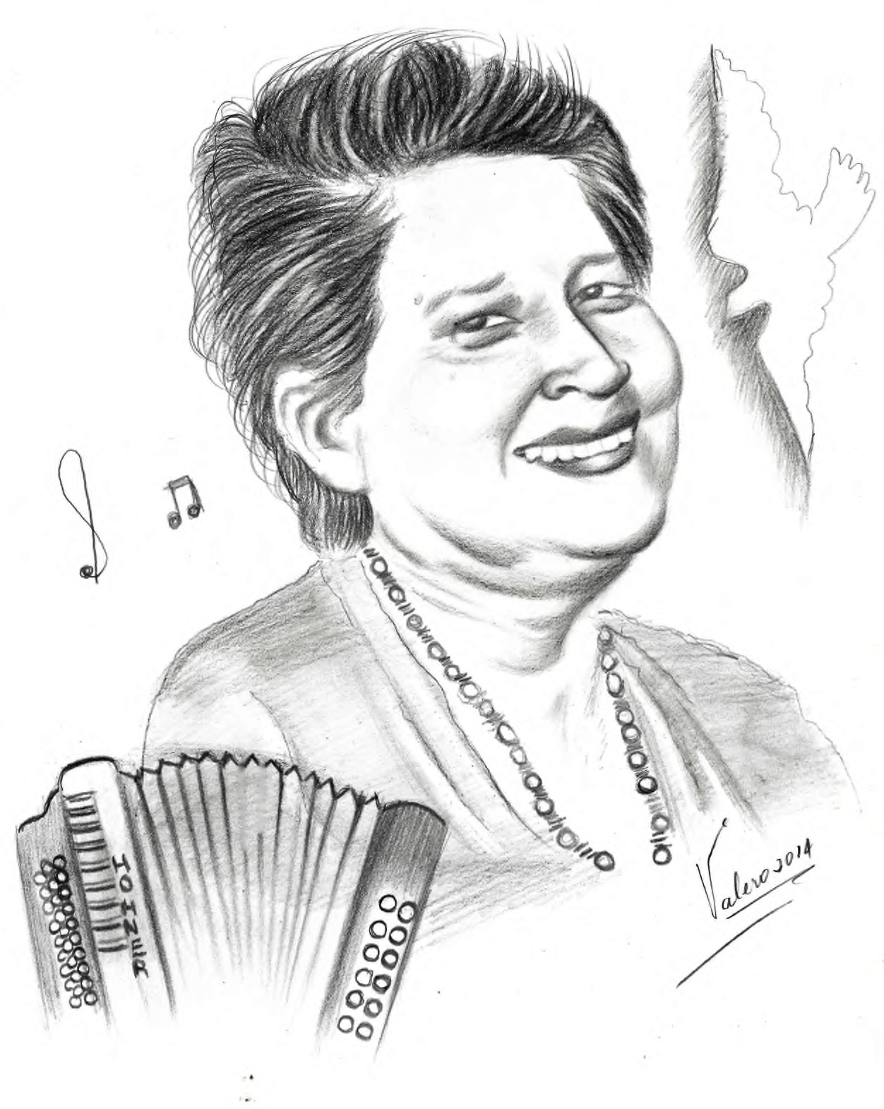 Retrato "Te recordamos Lolita", Autor: Guillermo Valero