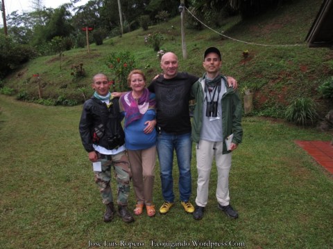 John Eduardo Murillo, Elsa Ruíz, Raúl Nieto, Jaime Suárez (Finca Alejandría).