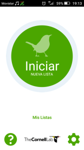 Aplicación EBird, Universidad de Cornell (EE. UU.).