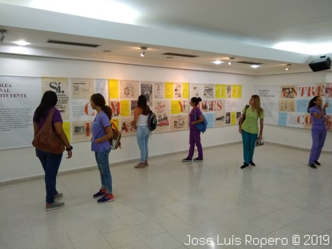 Visitantes exposición Banco de la República