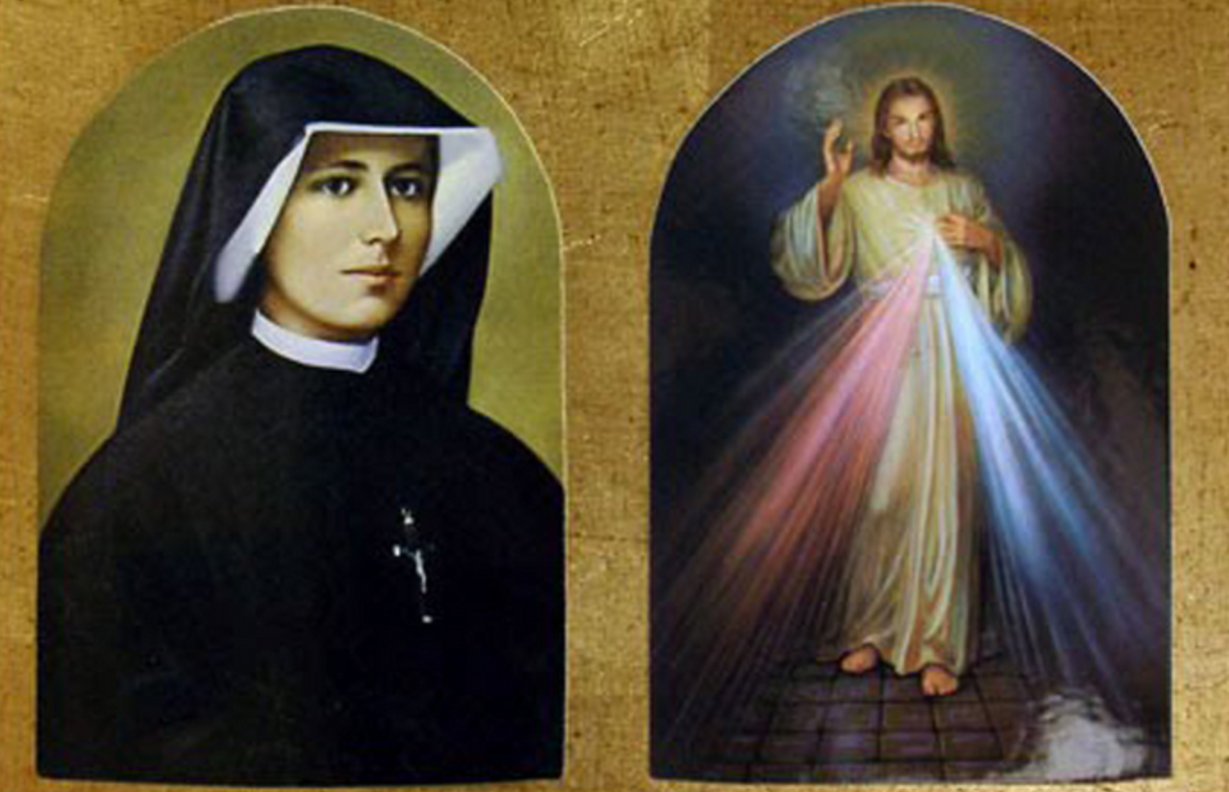 Santa Faustina y el Señor Divina Misericordia