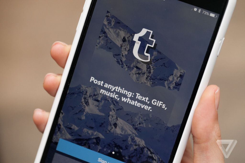 Smartphone Tumblr App