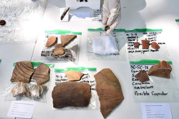 Piezas de ceramica Joya de Ceren