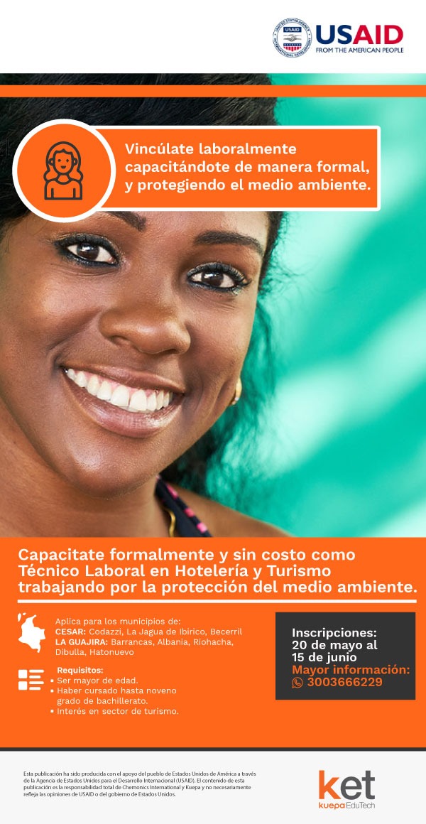 Anuncio curso de turismo