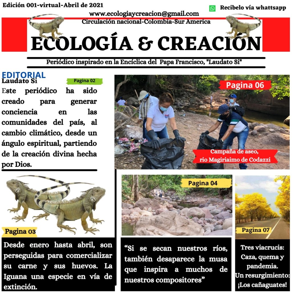 Portada de un periodico local