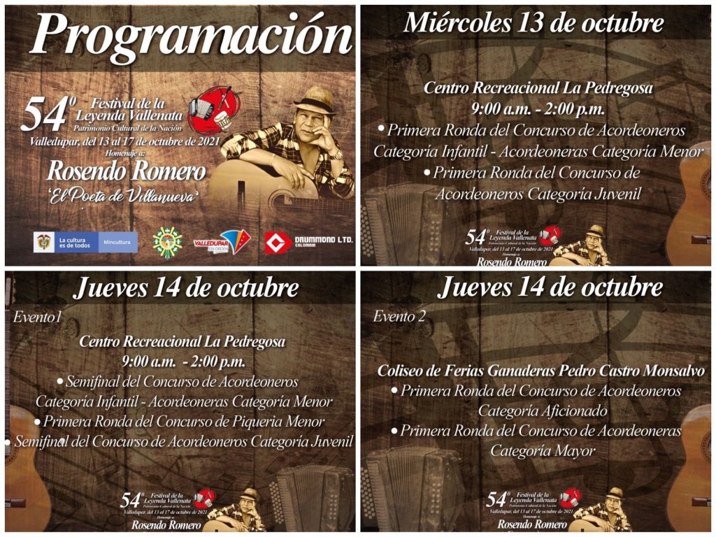 A sólo 17 días del 54º Festival&nbsp;Vallenato