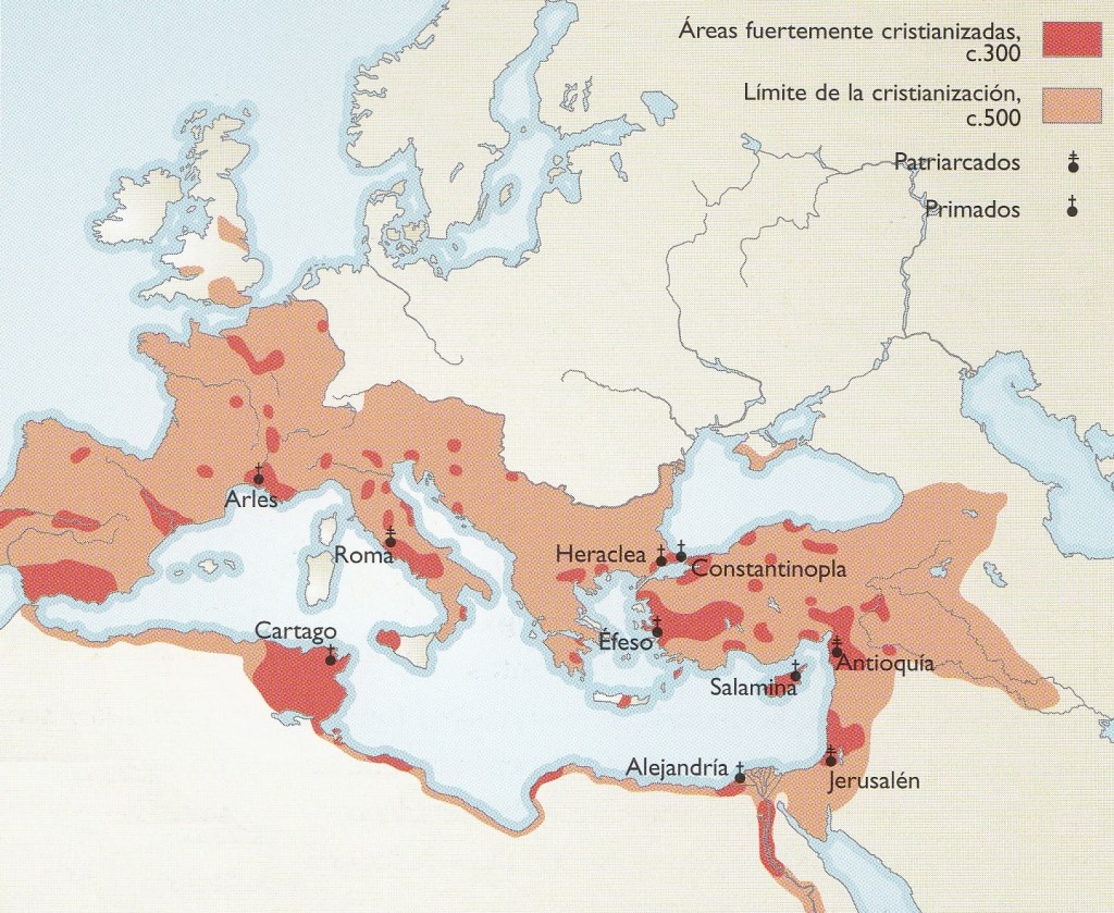 La cristianización del Imperio&nbsp;Romano