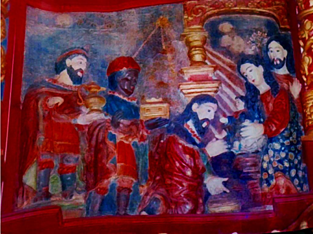 Retablo de los Reyes Magos, siglo XVI, Valledupar.